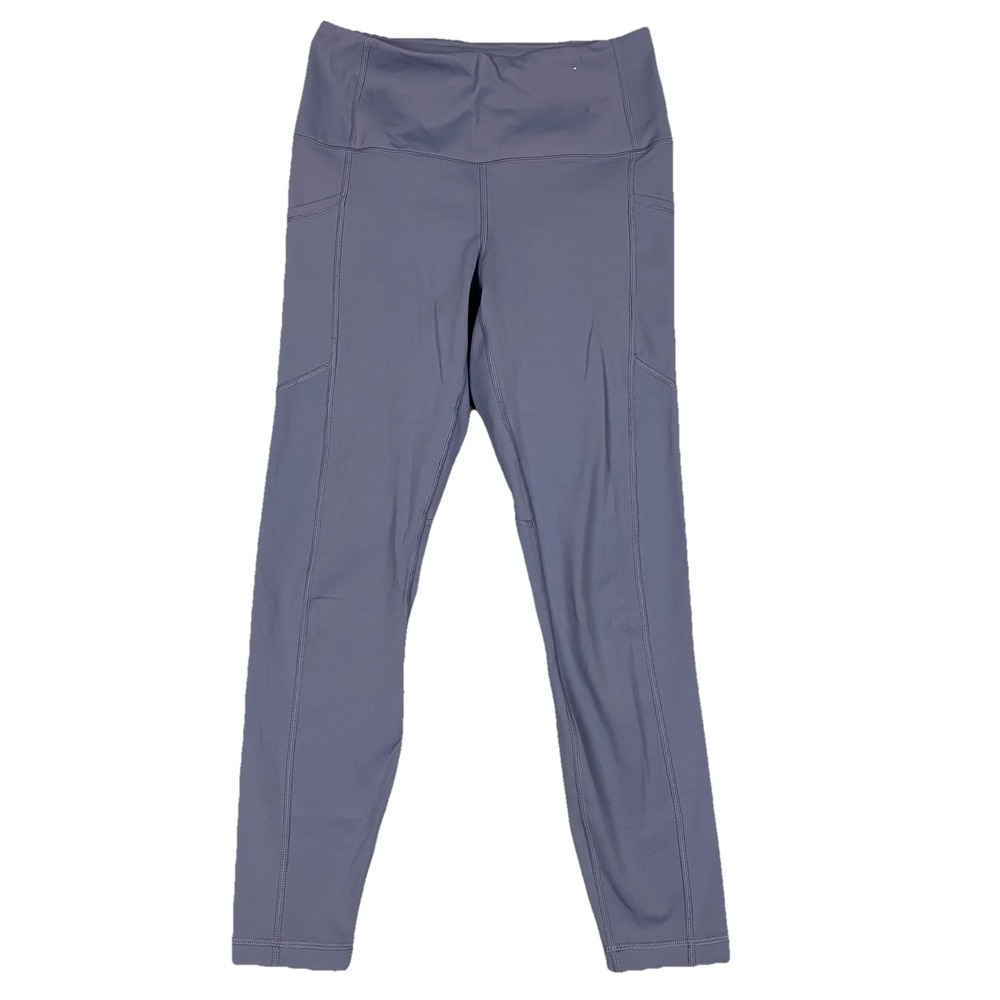 Reflex Blue Gray Side‎ Pocket Ankle Leggings Womens Size M